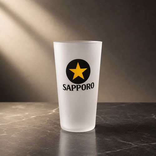 日本SAPPORO超薄星牌黑标啤酒杯