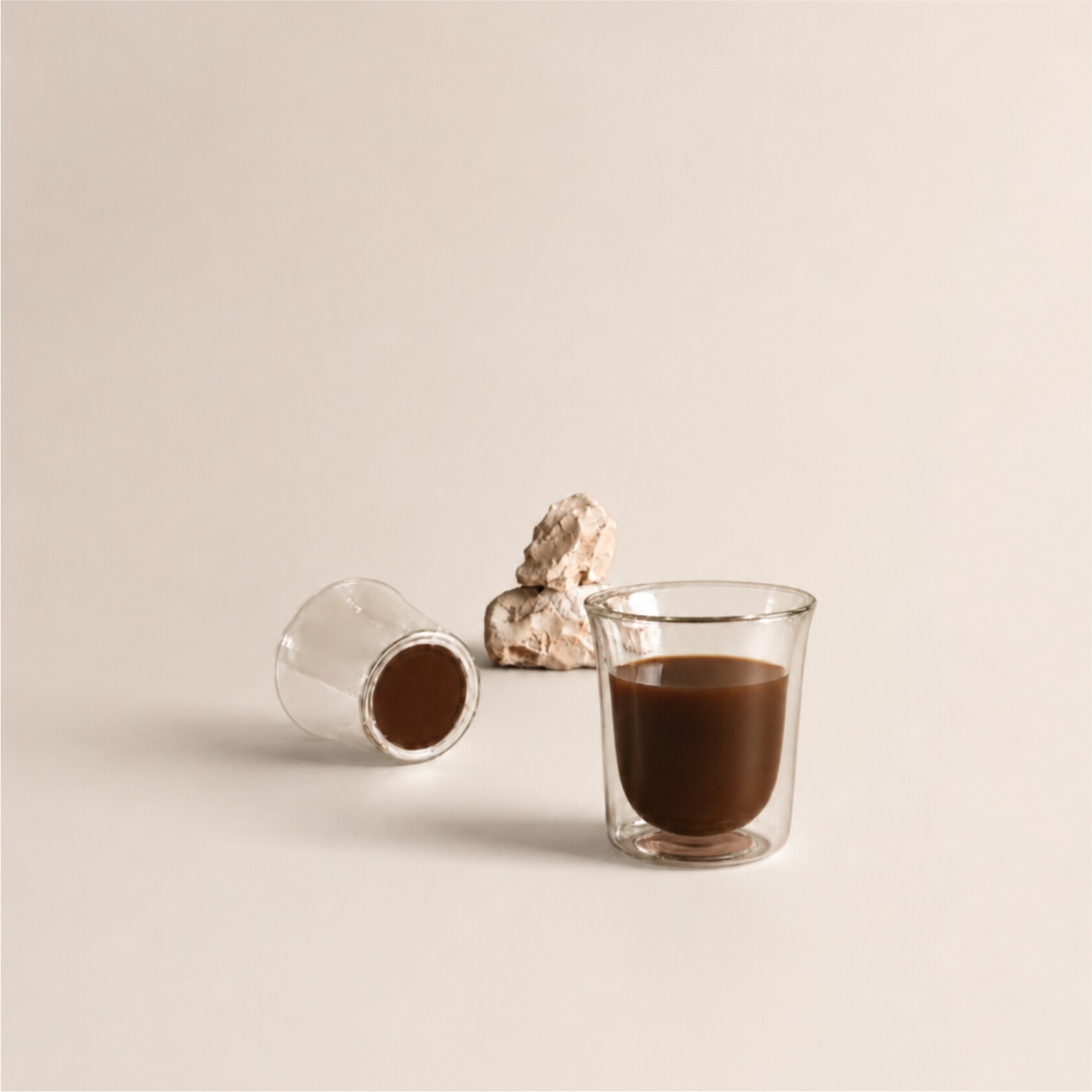 素泽单品玻璃杯测双层杯隔热杯拉花杯简约手冲咖啡杯浓缩杯品茗杯