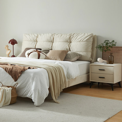 支吾暮云经典云朵布艺软床