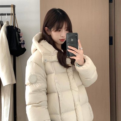 云朵泡芙短款羽绒棉服女2025冬季新款小个子连帽宽松加厚棉服外套