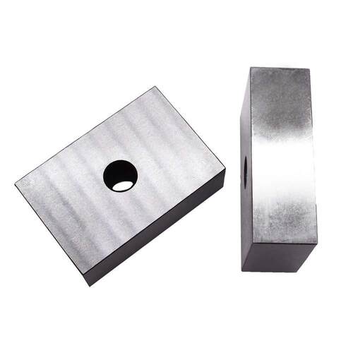 1-2-3 英制23孔平行垫块铣床平行垫铁 25x50x75mm 虎钳平型等高块