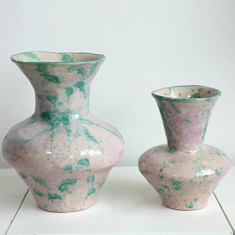 中古风陶瓷花瓶轻奢高级感新中式水养花器水培绿植桌面摆件