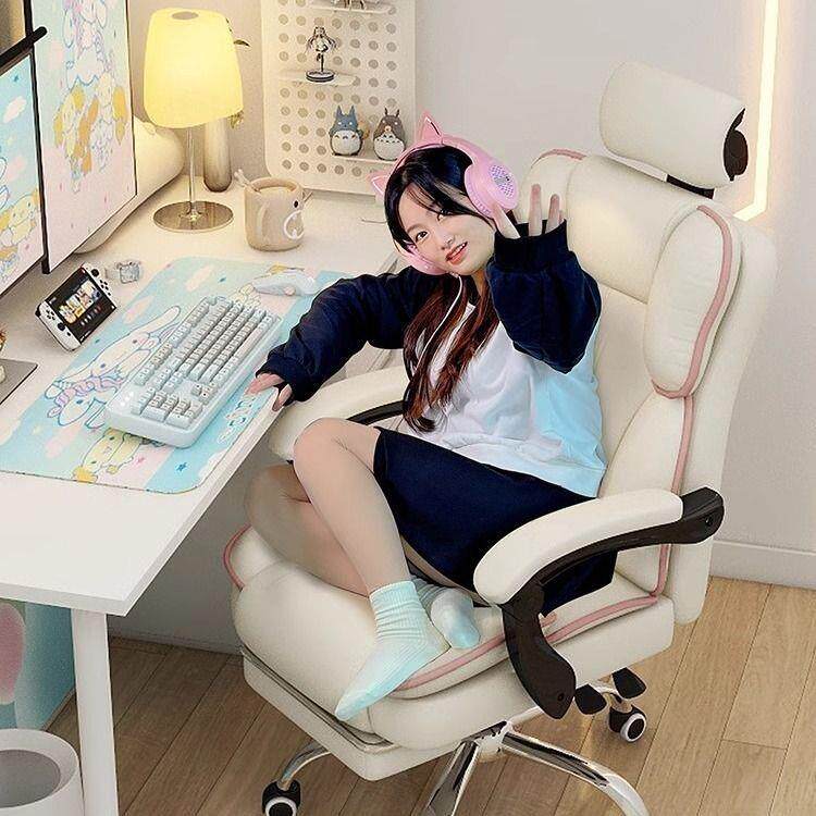 电脑椅家用可躺舒适久坐电竞椅靠背沙发椅子书房书桌宿舍学习椅