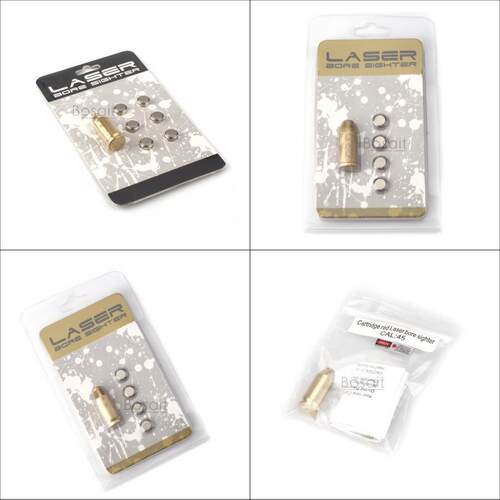 全铜CAL.45 .45ACP Laser bore sight 45S&W 红激光校准仪校准器