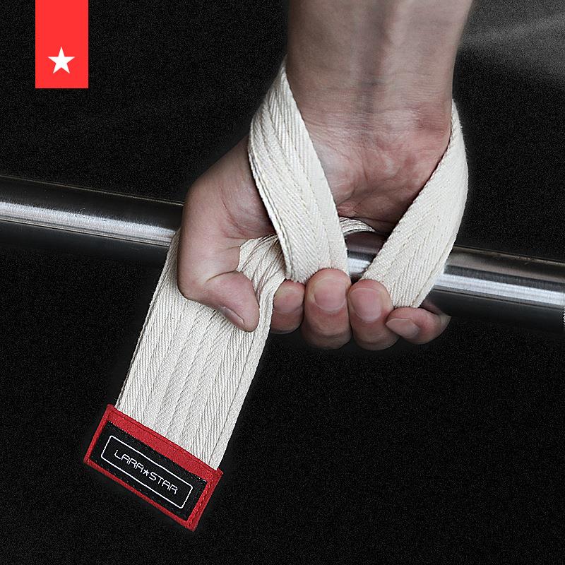 劳拉之星助力带硬拉健身举重握力带单杠引体向上助力带跨境