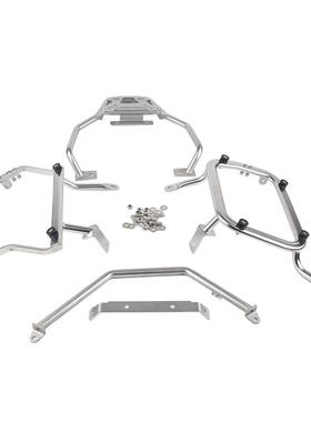 适用豪爵铃木摩托车改装DL650XT尾架行李架子右躲排气边箱支架