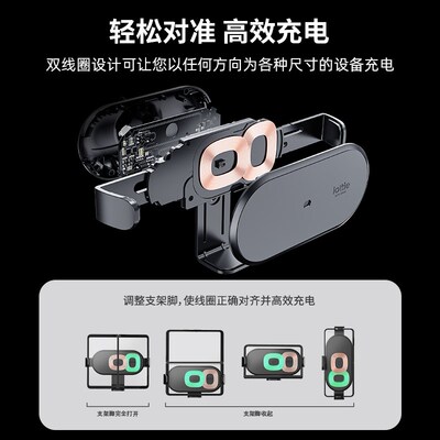 iOttie折叠屏车载手机导航智能自动感应吸盘散热车载无线充电支架