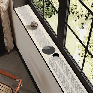 精选现代简约窄飘窗垫防水防滑可擦免洗窗台垫子窗沿可裁剪定制防