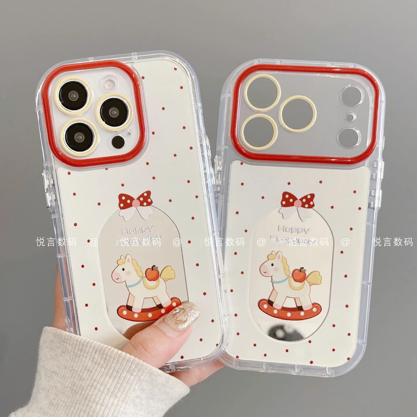 蝴蝶结波点小马适用苹果16promax手机壳新品高级感iPhone17pro网红爆款手机壳15/14好看的外壳防摔保护套女生