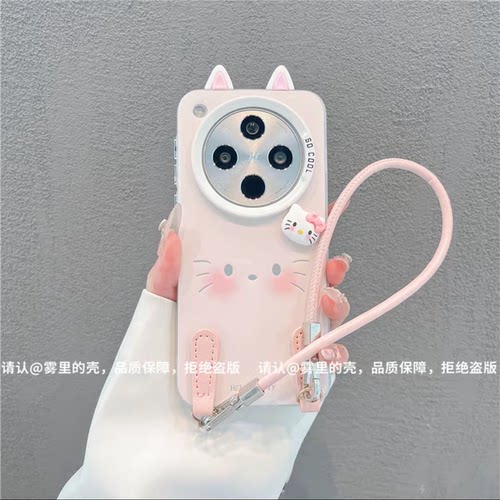 ins风小清新腮红小猫适用oppofindx8pro手机壳新款高级感findx7网红爆款手机壳findx6/5防摔外壳挂绳保护套女