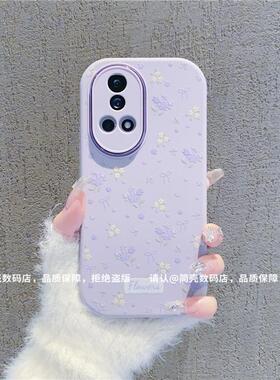 ins风温柔紫色碎花适用华为nova12/13pro手机壳新款高级感小众nova11/10网红手机套nova9/8硅胶防摔保护套女