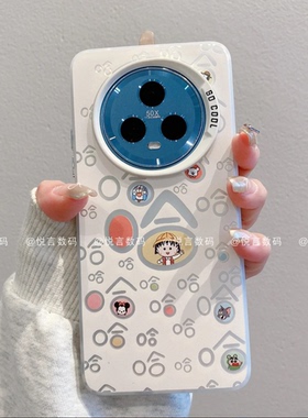 ins风卡通樱桃小丸子彩色哈哈适用荣耀magic5pro手机壳高级感magic9pro网红爆款手机壳magic7/6防摔保护壳女