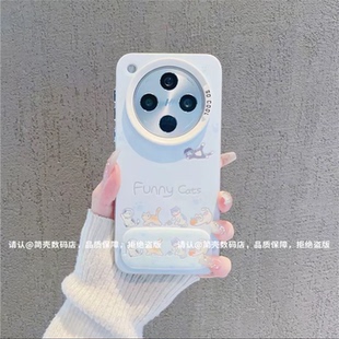 5防摔外壳气质保护套女 手机壳findx6 ins风小清新玩耍小猫适用oppofindx8pro手机壳新款 高级感findx7网红爆款