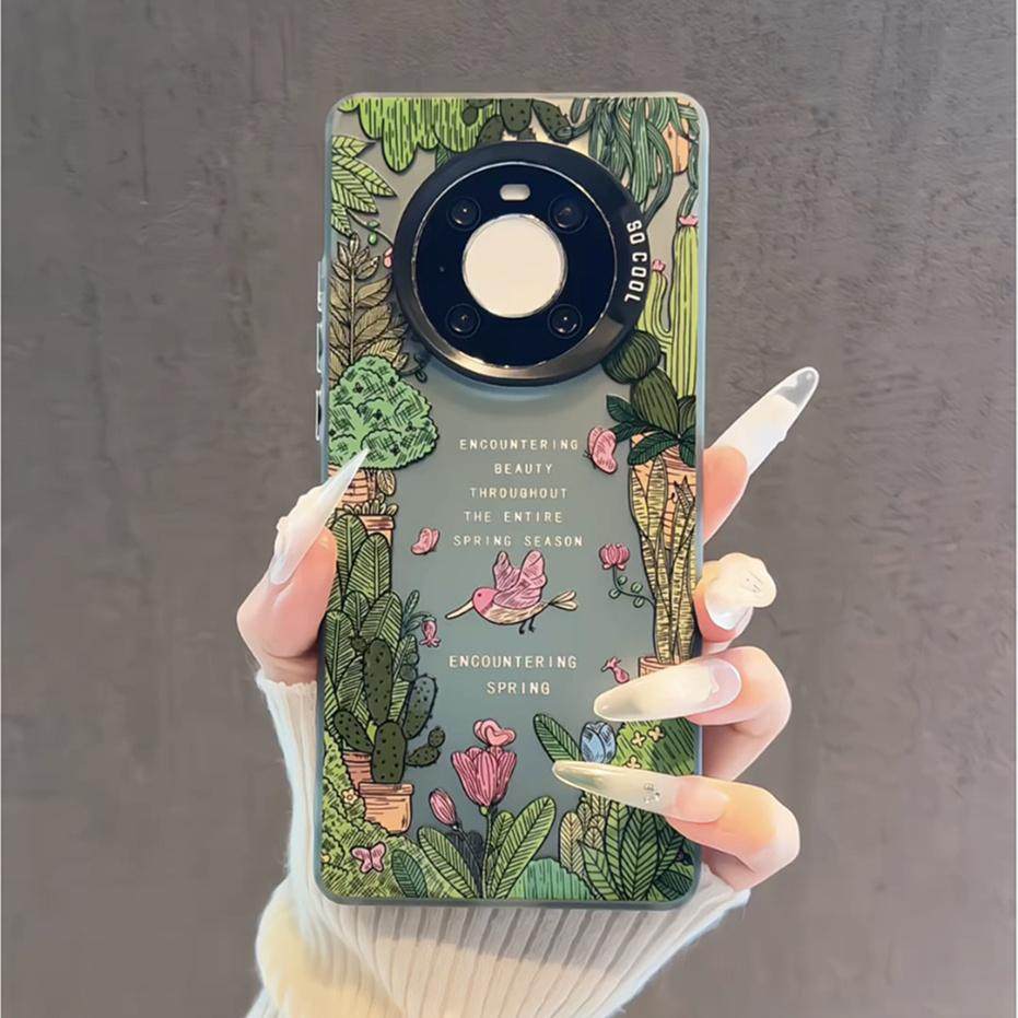 ins风小清新春天花鸟适用华为mate40pro手机壳新款高级感小众mate70网红手机套mate60/50pro硅胶防摔保护套女,3C数码配件,手机保护套/壳,淘宝优惠券,粉丝福利购,淘宝优惠卷