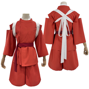 控想派系千与千寻荻野千寻神隐少女COS服千寻和风棉麻C服