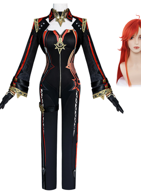 控想派系原神尘世七执政之火神玛薇卡Mavuika COS服假毛假发