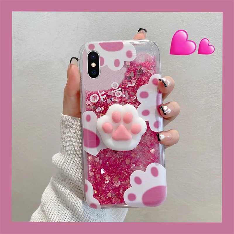 三星s24+手机壳立体捏捏猫爪