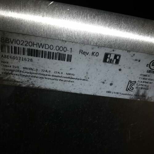 可维修成色漂亮贝加莱I0220D 8BVI0220HWD0.0