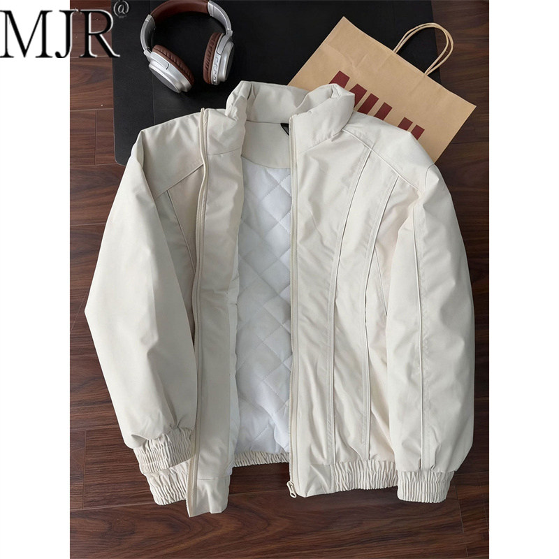 潮牌美式飞行夹克男士冬季棉衣2026新款高端加厚保暖立领棉服男款