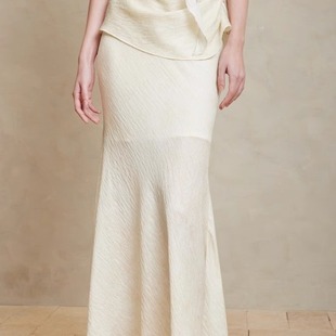 桑蚕丝天丝晕染鱼尾半裙显瘦高级感25新款 明星同款 CIEL LINE