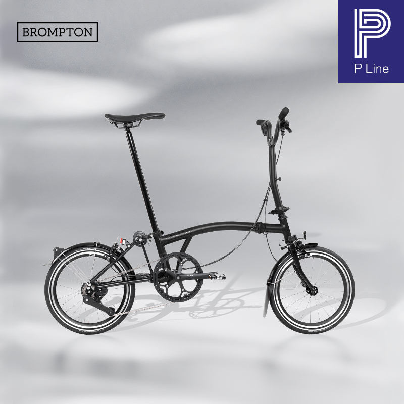 小布折叠自行车4速暗夜黑