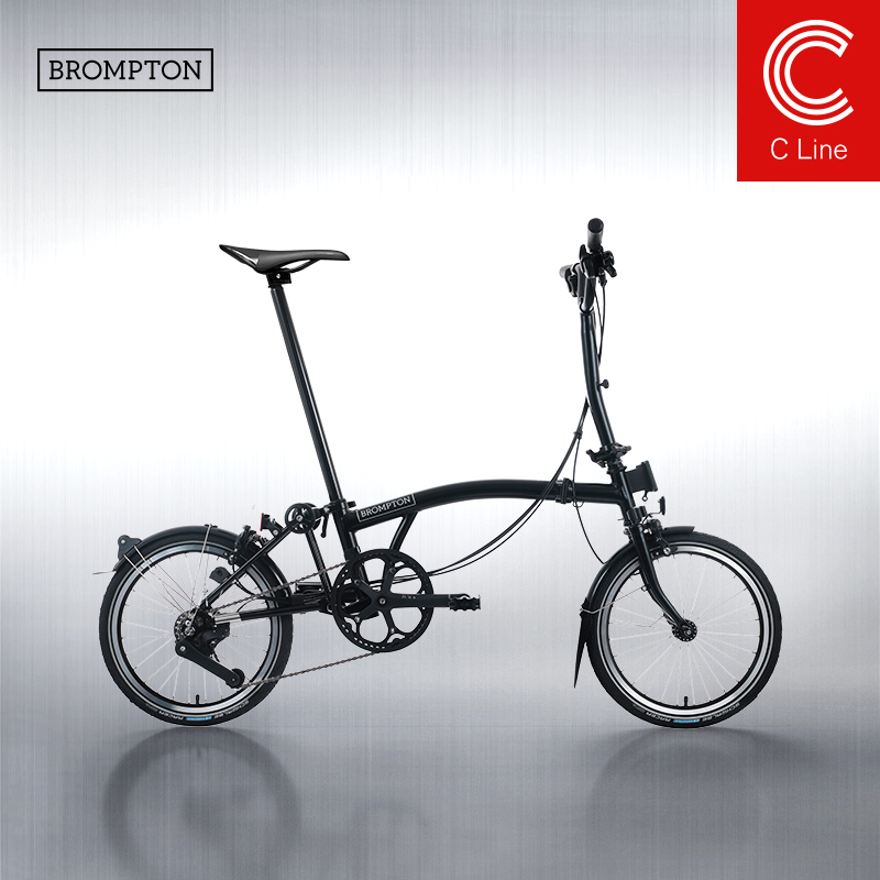 小布折叠自行车4速经典黑