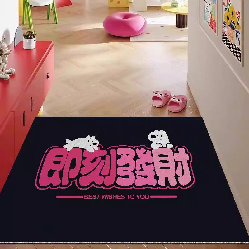 丝圈入户门地垫防滑除尘玄关