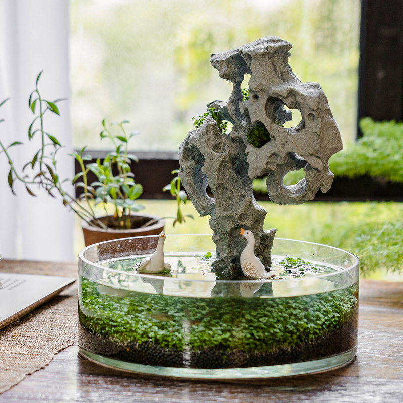 砂岩太湖石假山原石庭院设计装饰