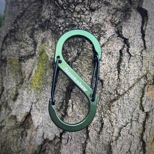 铝合金S扣8字形登山扣钥匙扣八字扣旅行背包外挂钩帽子连接扣