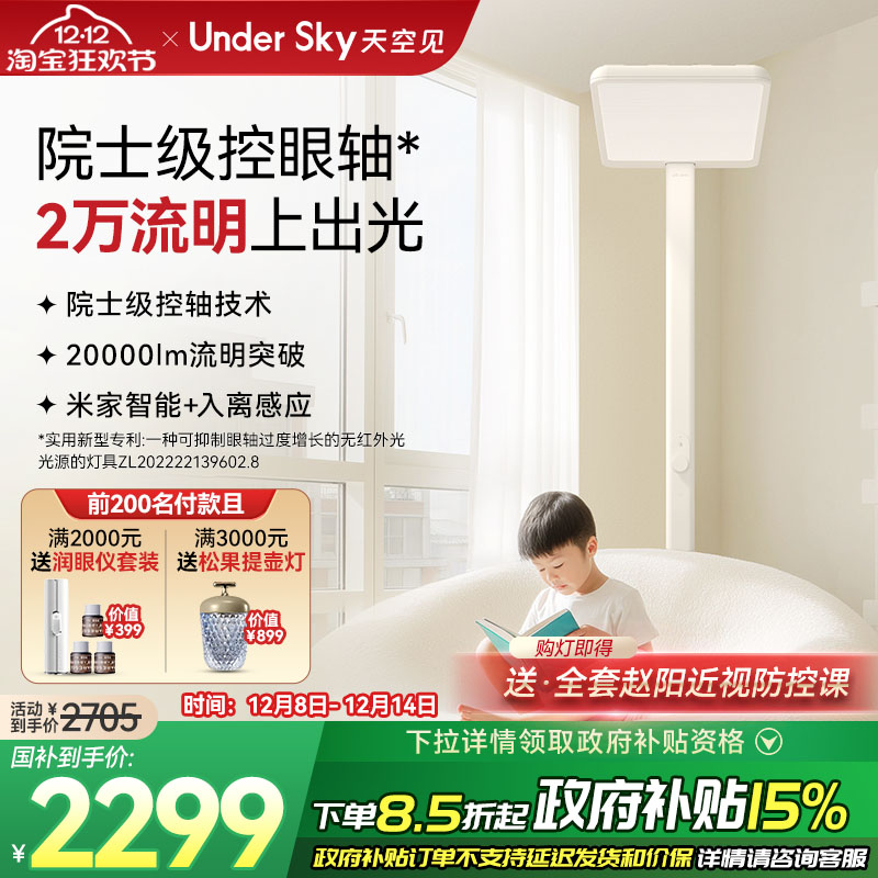 Undersky天空见C2台灯落地护眼灯