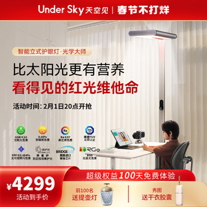 UnderSky天空见落地大路灯钢琴练琴学习专用台灯全光谱儿童护眼灯