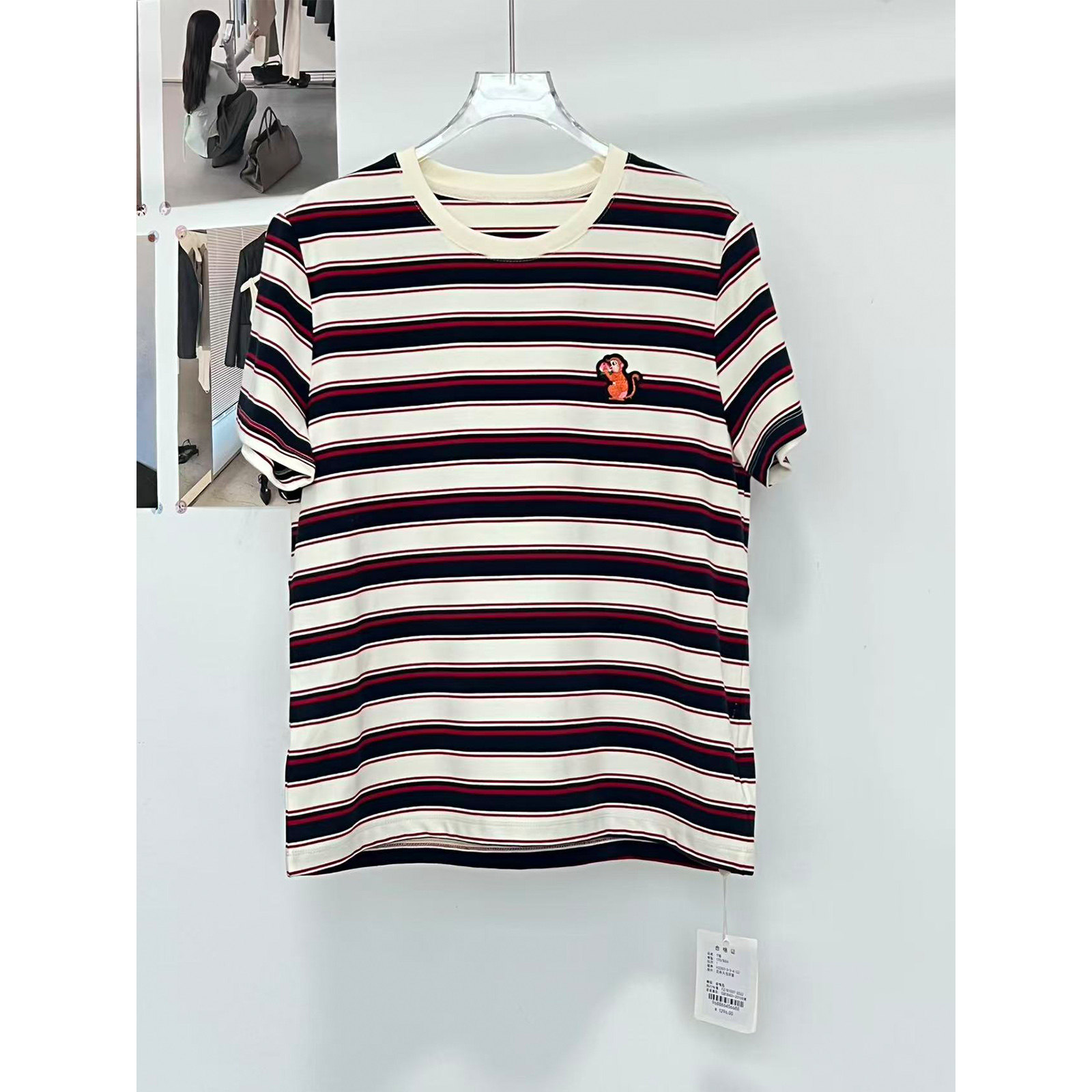 【禾家】女士新款夏季水柔棉马上封侯圆领条纹纯色,女装/女士精品,T恤,淘宝优惠券,粉丝福利购,淘宝优惠卷