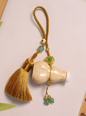 多功能流苏挂件救心丸随身携带挂饰古风挂绳手机链包挂吊坠配饰品