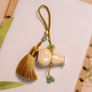 多功能流苏挂件救心丸随身携带挂饰古风挂绳手机链包挂吊坠配饰品