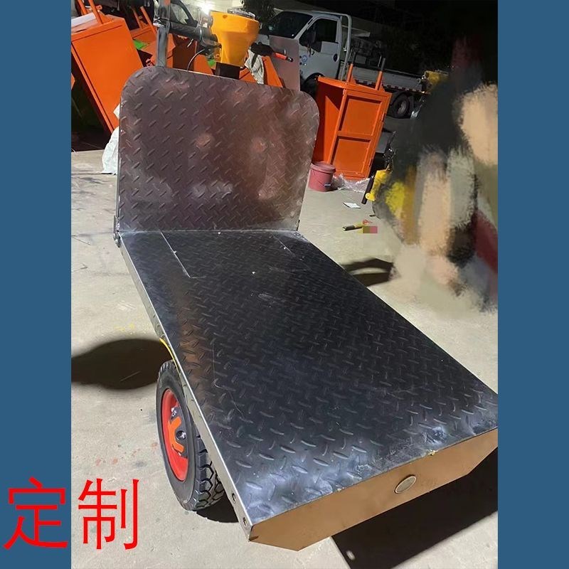 热销定制b电动手推车翻斗建筑工地灰斗车三轮工具车搬运拉粪上料