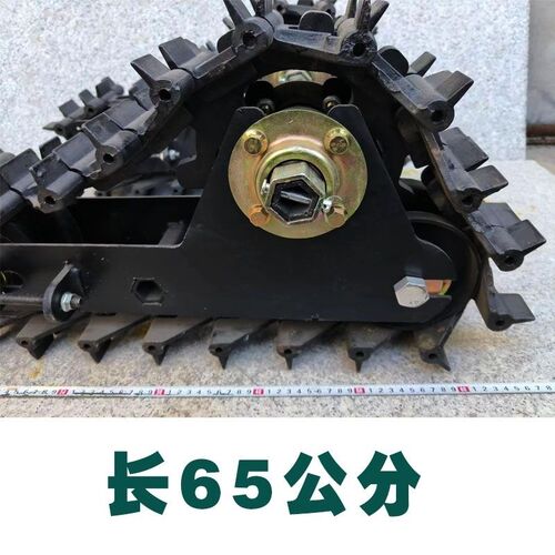 热销微耕机双链轨履带球墨铸铁防滑四驱旋耕机中耕机W配件链条农