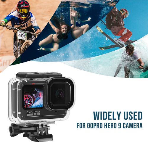 热销60米潜水防水壳适用于Goproy 9/10/11/12相机防摔保护透明狗