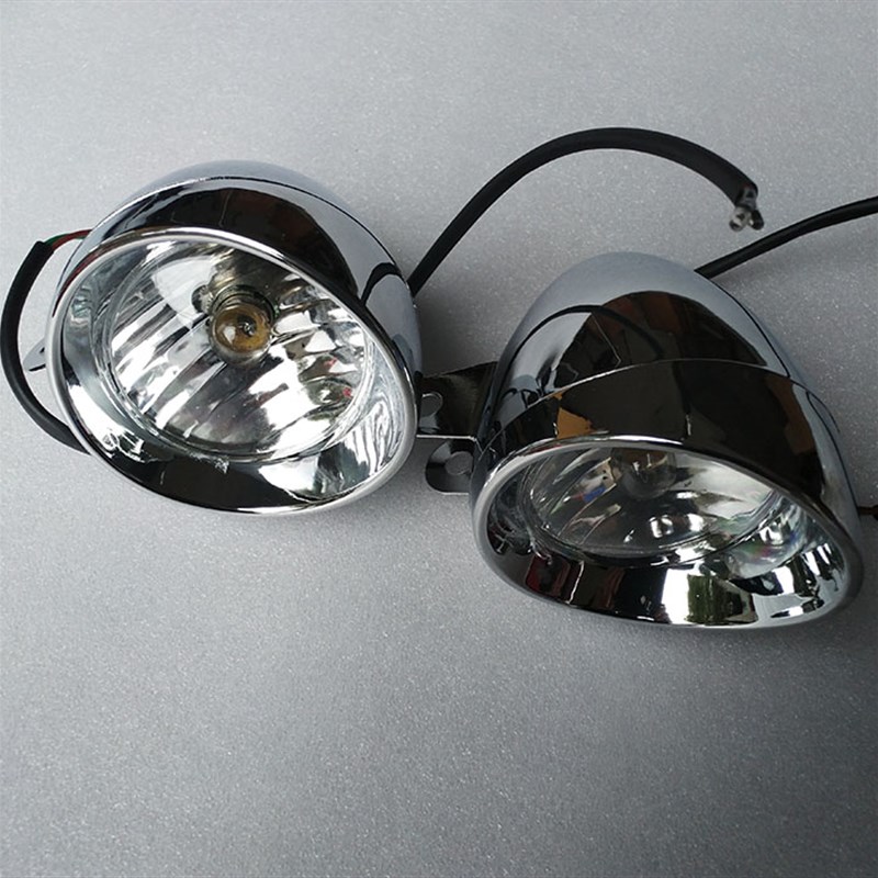 热销适用摩托车大灯钱江风暴太子大灯前照灯QJ150-3B-1.8F大小灯