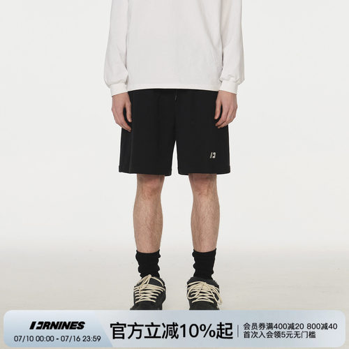 重磅运动短裤男直筒宽松五分裤