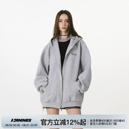 FORNINES美式开衫卫衣
