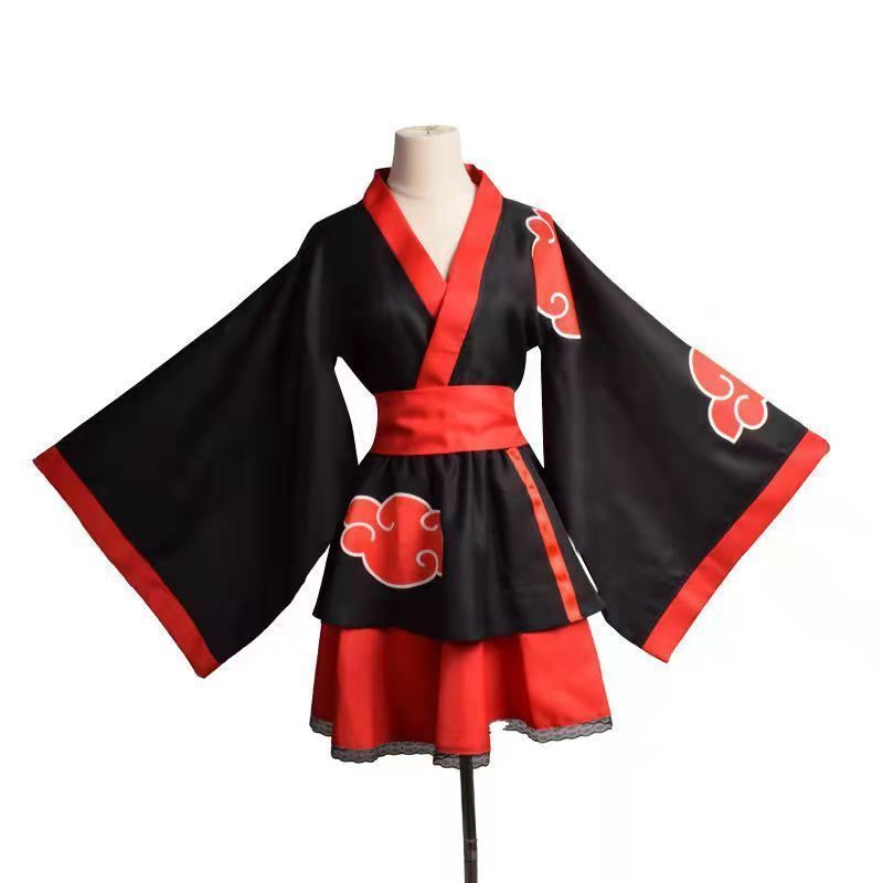 动漫服装cosplay和服火影忍者疾风传日向晓组织漩涡鸣人cos服装