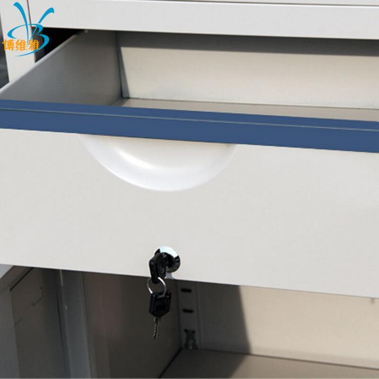 办公家具厂七屉钢制职公简约电脑桌组桌合员BWY-7000办公桌铁办桌