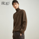 春装 新款 复古高领长袖 流石男装 毛衣男士 2026年春季 保暖针织羊毛衫