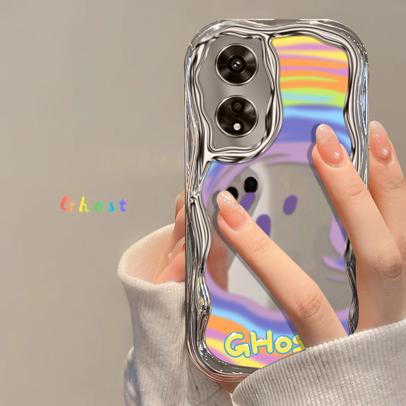 OPPOA系列可爱彩虹小幽灵手机壳