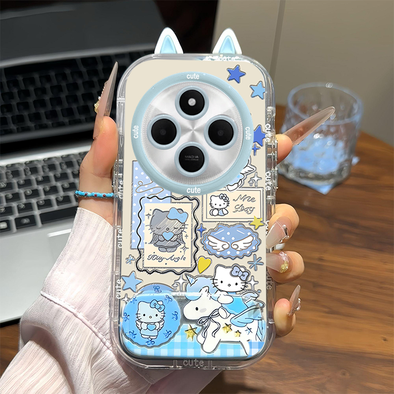 适用红米系列独角兽凯蒂猫手机壳