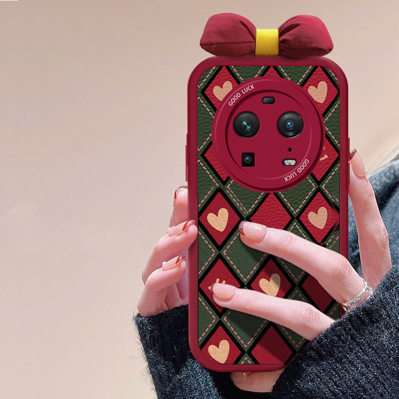 OPPOFINDX6/5/3爱心蝴蝶结软壳