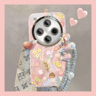 findX7ultra女findX6Pro轻奢findX5可爱坚果碎花findX3Pro防摔保护套 时尚 适用于OPPOfindX8手机壳新款 X8S