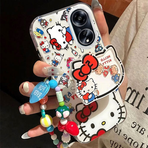 适用OPPOA系列满屏KT猫手机壳