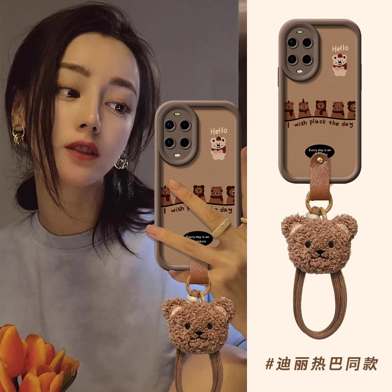 适用华为nova系列小熊公仔手机壳