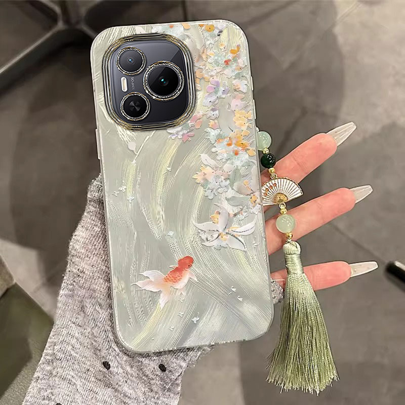 适用荣耀P系列桂花锦鲤手机壳